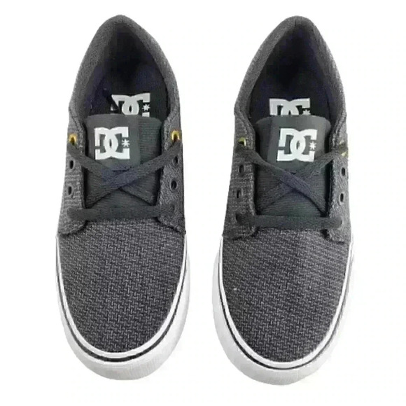 DC Trase TX SE Skate Shoe Youth Size1 Gray/Whit - Picture 3 of 12